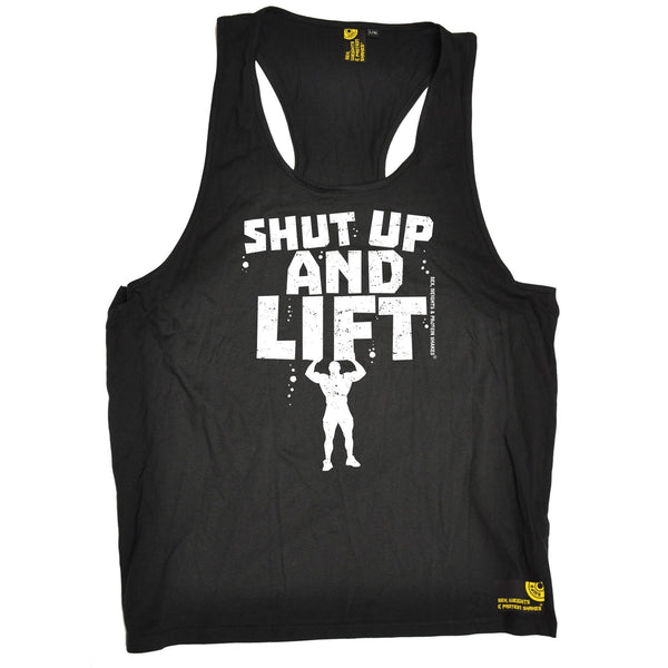 SWPS Shut Up And Lift Sex Weights And Protein Shakes Gym Men's Tank Top